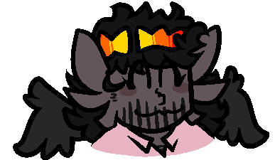 a gif of Alton, hes smiling and flapping his wings