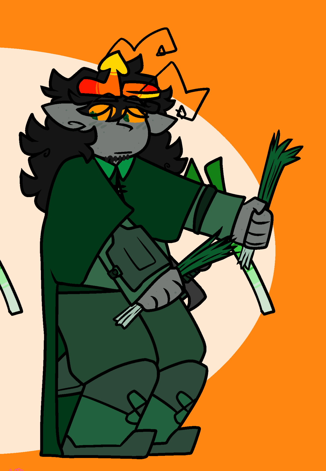 Kade doing the leek dance from World is Mine